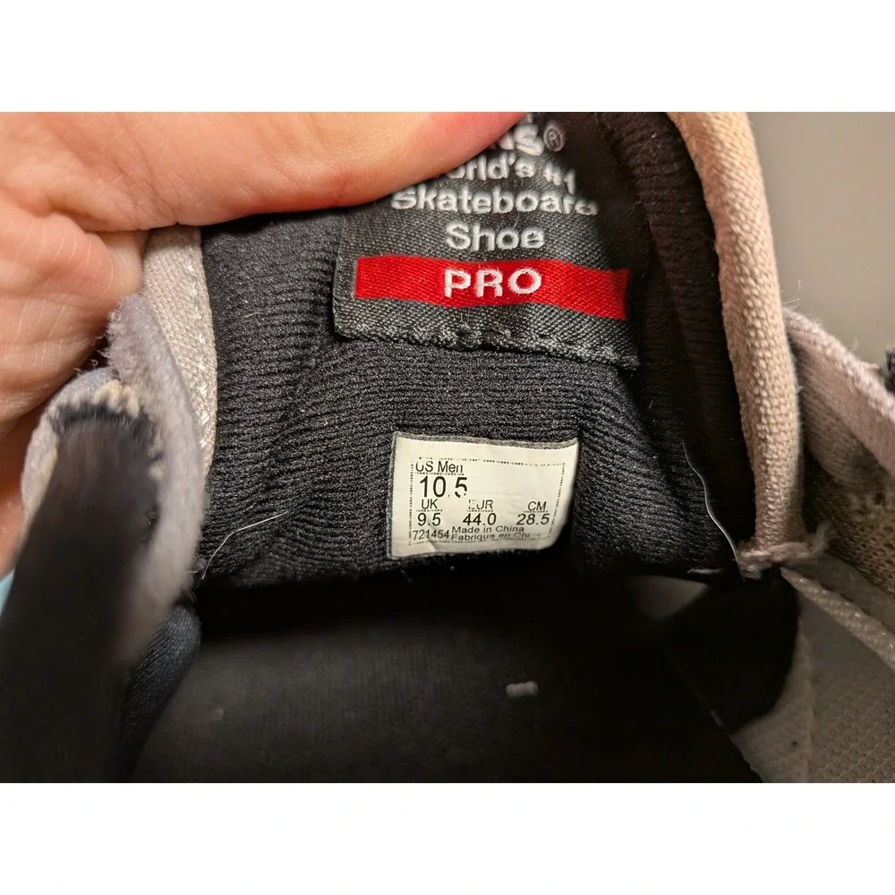 Vans TNT Advanced Prototype Tony Trujillo Gray Suede Skate Shoes Mens 10.5 - Picture 5 of 7